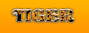 Cool Tiger Text Effect