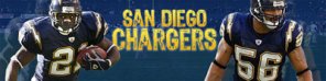 San Diego Chargers Website Header