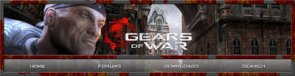 Gears of War Website Header