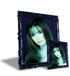 3D Perspective Embossed Photo Frame