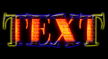 Neon Bricks Text Effect