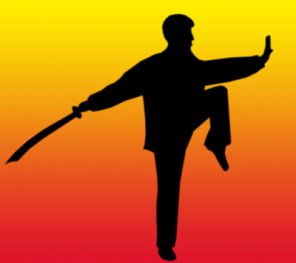 Kung Fu Silhouette