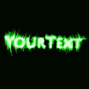 Flashy Grungy Green Text