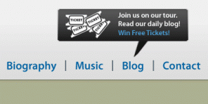 Speech Bubble Header