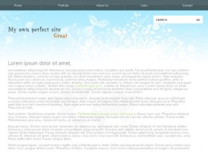 Clean Web 2.0 Design with Flowers