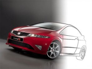 Half Wireframe Photo