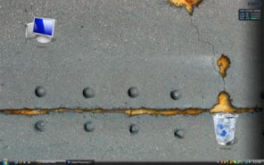 Create a Rusty Concrete Widescreen Wallpaper