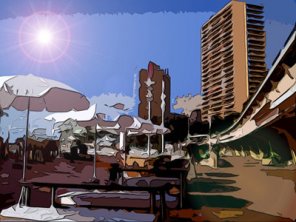 Cartoon Effect in Monte Carlo