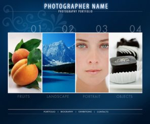 Photographer Page Layout