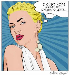 Pop art inspired by lichtenstein