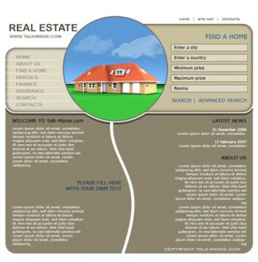 Clean Real Estate Layout