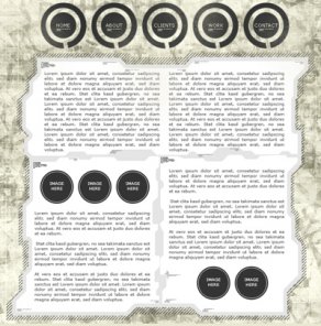 High Tech Layout with Grunge Style