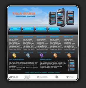 Design Web Hosting Layout with High Usability