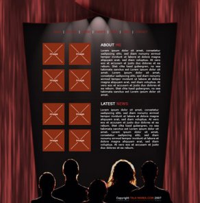 Stand-up Comedy Layout