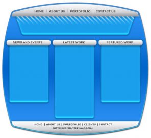 Professional Blue-Grey Layout