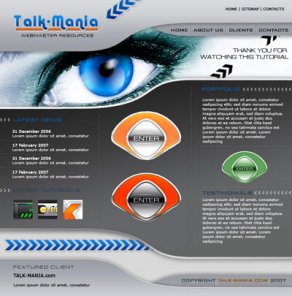 Another Web Design Company Layout