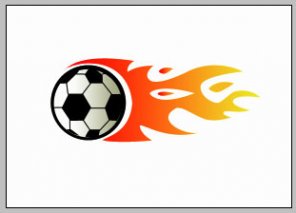 Soccer Ball on Fire