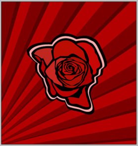 A Rose Design Element