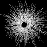 Bullet Hole on the Glass