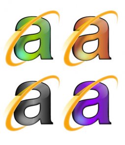 Creating the IE7 Logo Effect in Fireworks