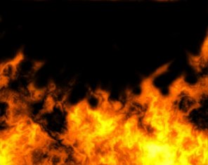 Realistic fire effect