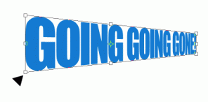 Perspective Text Effect - without Rasterizing it