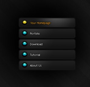 Awesome Dark Buttons Effect