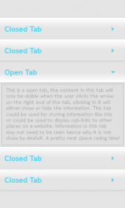 Vertical Navigation Bar
