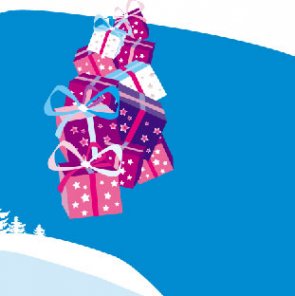 Santa Bringing Gifts