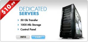 Dedicated Servers Banner Design