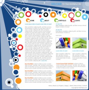 Web 2.0 Vector Layout