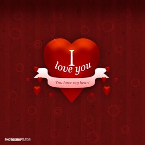 Happy Valentines Day, e-Card Design