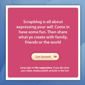 Re-Creating Scrapblog Banner Design