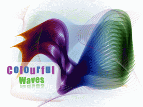 Abstract Colorful Waves