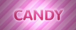 Cute Candy Text Effect