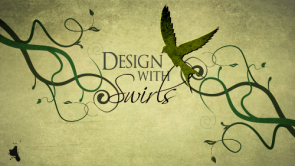 Design with swirls and flourishes