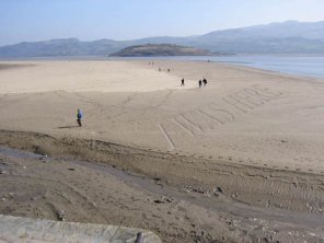 Your Own Massive Signature in Sand
