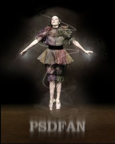 Creating \'Smokey Dancer\' (Using Lighting/Texturing Effects)