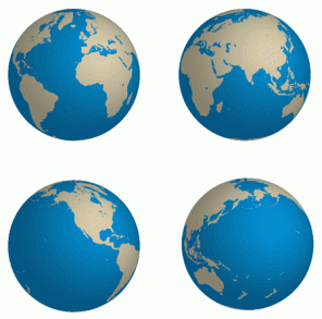 Create a Rotatable Globe in Adobe Illustrator