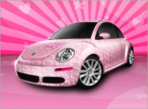 Decorate Your Own Hello Kitty Car
