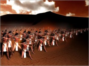 Form a threatening troop of archers