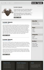 Clean Website Layout