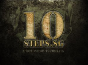 Wooden Text Effect in Photoshop