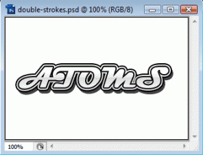 Double or Triple Stroke on Text