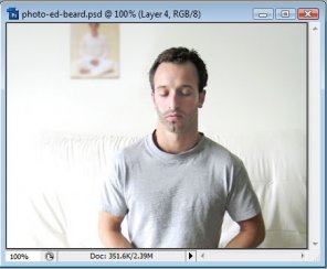 Adding Facial Hair to a Photo