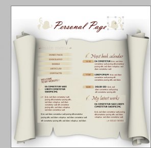 Old Style Personal Page