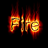 How to Make Text Written in Fire