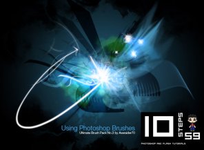 Make Abstract Wallpaper with Brushes