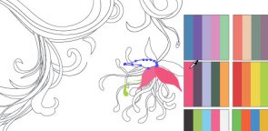 Illustrating the Flower Pattern