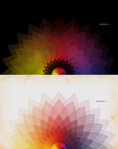 Super cool abstract vectors in illustrator and photoshop